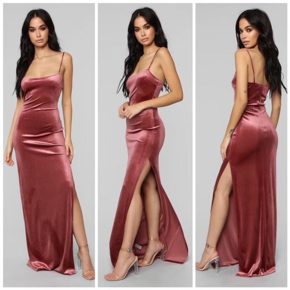 FN Rich Taste Velvet Marsala Duster+Gown Set S NWT - Picture 2 of 10